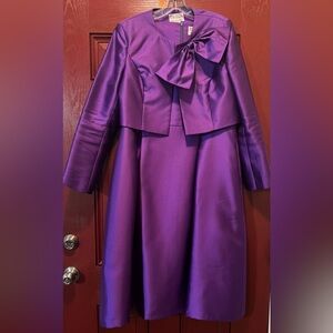 Elegant Purple Women's Two Piece Set